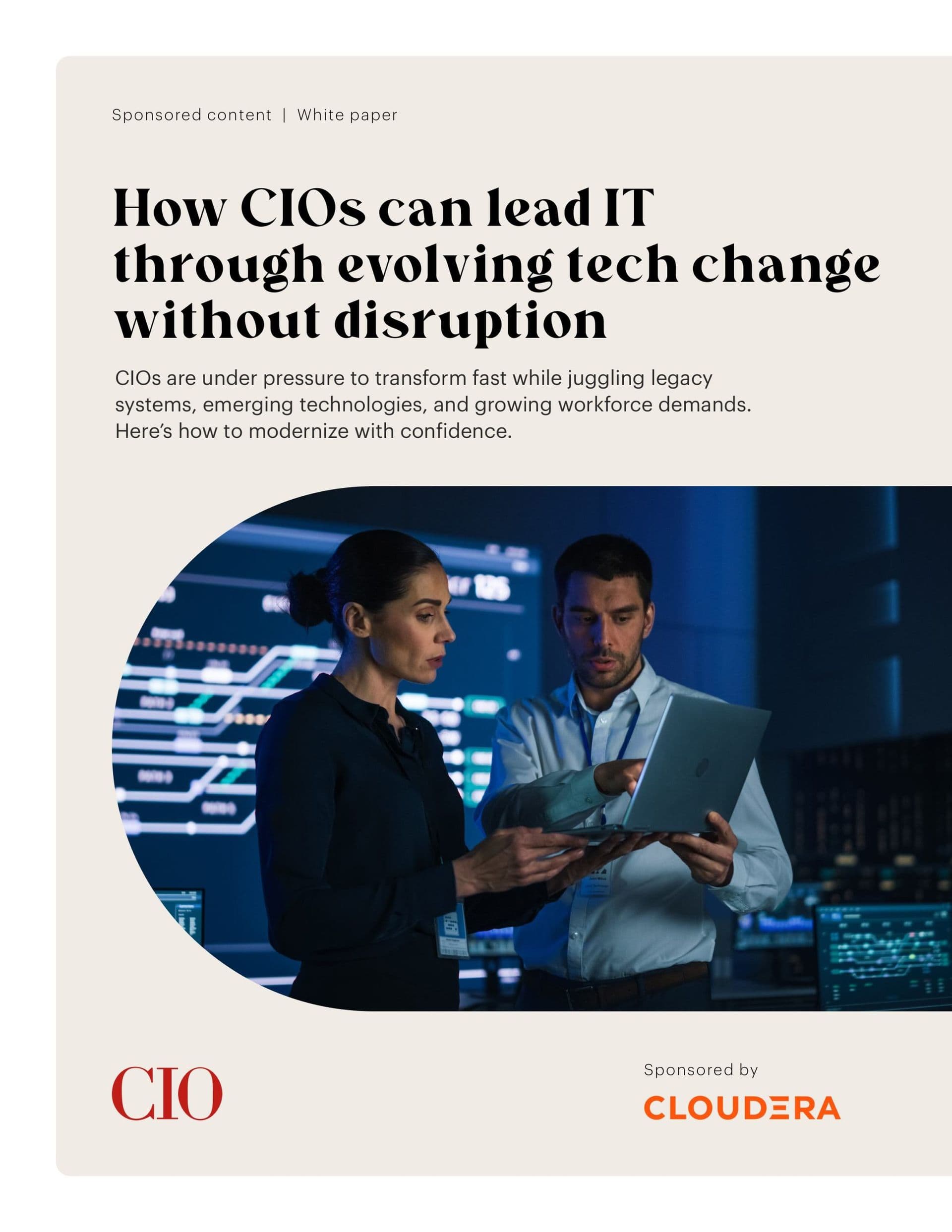 How CIOs can lead IT through evolving tech change without disruption