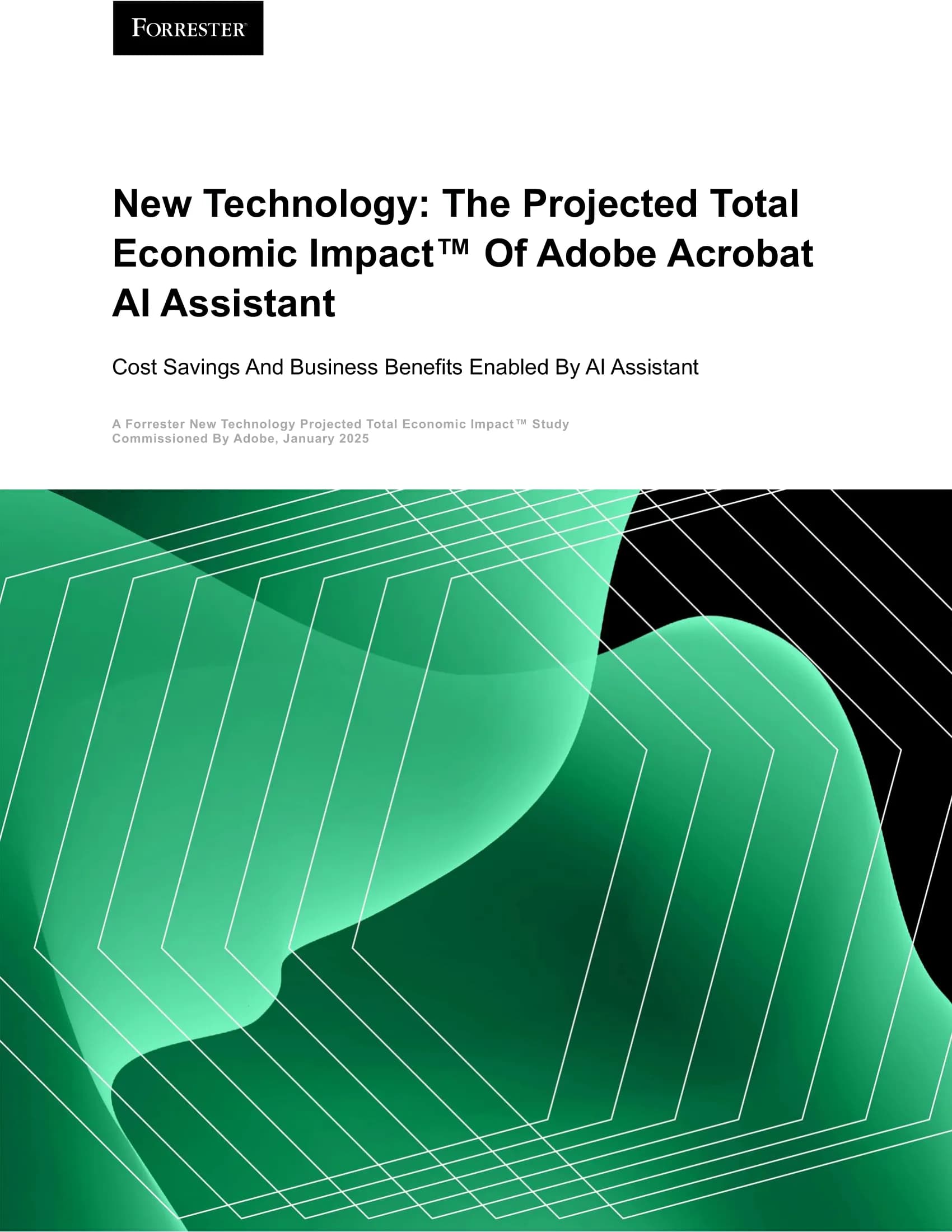 New Technology: The Projected Total Economic Impact™ Of Adobe Acrobat AI Assistant