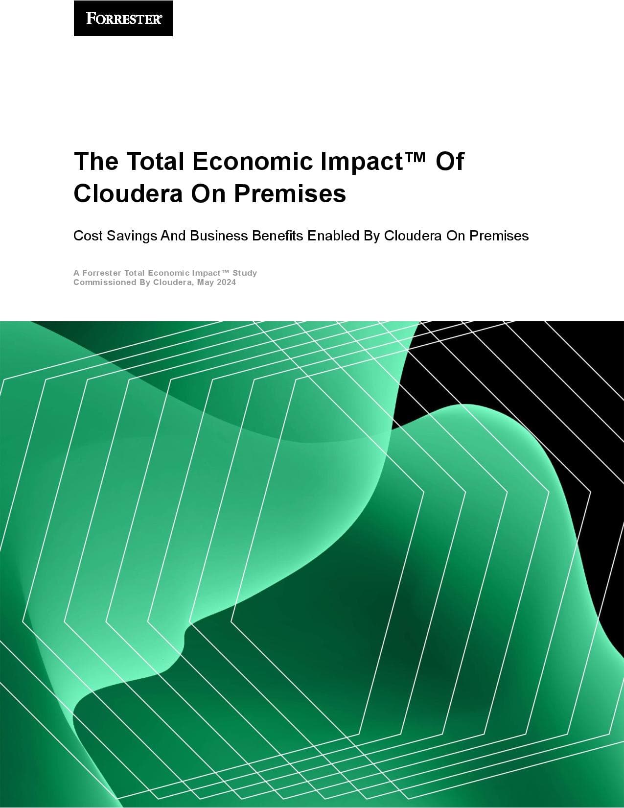 The Total Economic Impact™ Of Cloudera On Premises